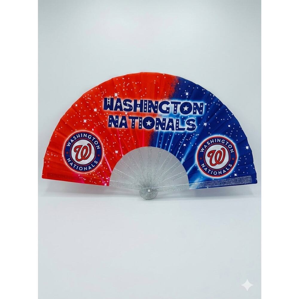Washington Nationals Red & Blue Hand Fan